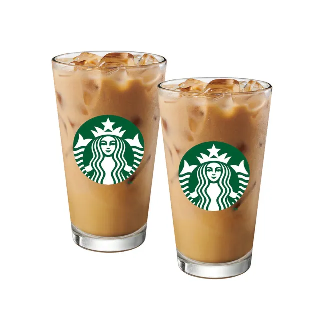 【STARBUCKS 星巴克】大杯那堤雙杯組-E
