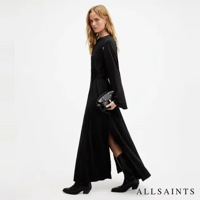【ALLSAINTS】羊毛混紡緹花針織外套 洋裝斜背包 (多款任選)