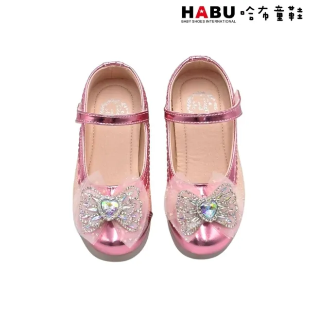 【HABU 哈布童鞋】公主燈鞋 公主鞋 娃娃鞋 燈鞋 水晶燈鞋 LED燈鞋-芭蕾舞曲 2351-PI