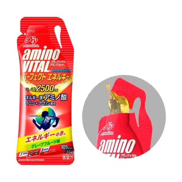 【Ajinomoto 味之素】aminoVITAL aminoShot胺基酸能量飲4包入(胺基酸 能量補給 耐力型 單手包)