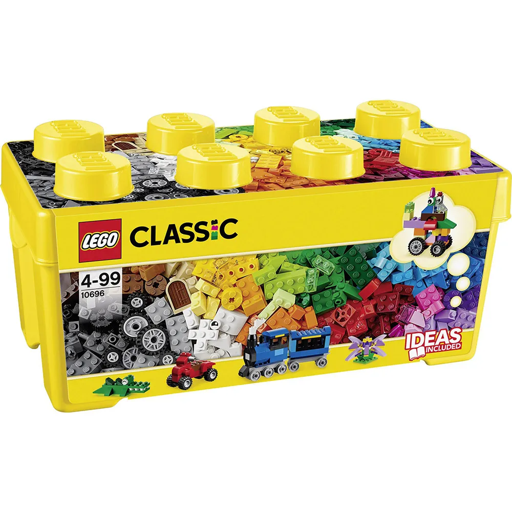 【LEGO 樂高】10696 Classic 經典基本顆粒系列 - 創意拼砌盒(小顆粒)