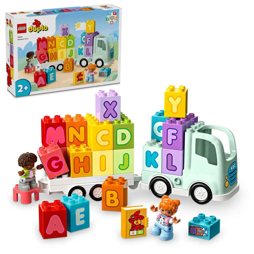【LEGO 樂高】得寶系列 10421 字母卡車(益智早教 啟蒙遊戲 幼兒 兒童玩具 大積木 禮物 2歲以上)