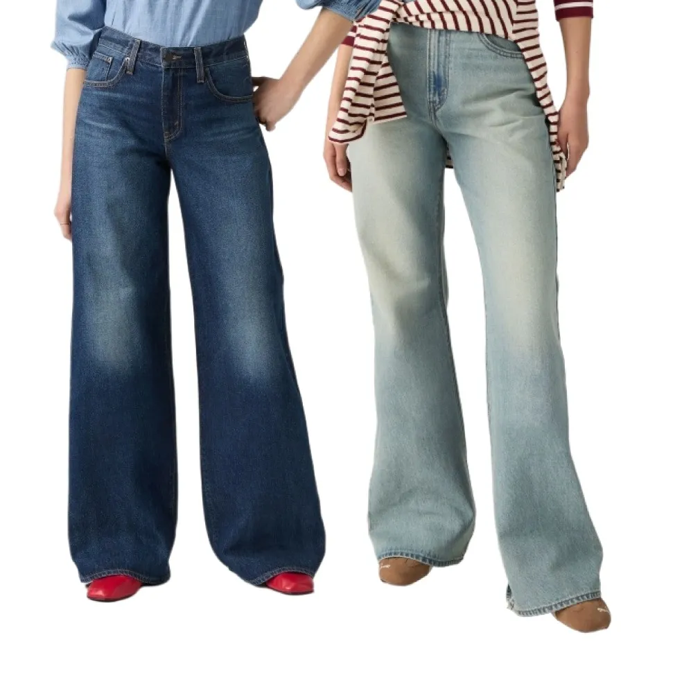 【LEVIS】女生牛仔褲 直筒褲 寬褲 錐形褲 女生褲子 提臀 多款任選 熱賣單品