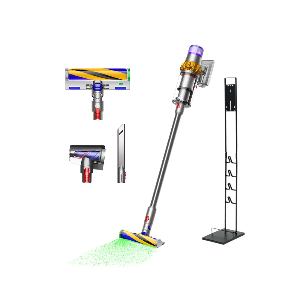 【dyson 戴森】V15 Detect Fluffy 智慧無線吸塵器 光學偵測/除螨機 (全新升級0.77L大容量集塵桶)