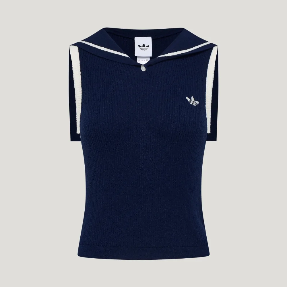 【adidas 愛迪達】RESORT 無袖 POLO 衫 女 - Originals KX0744