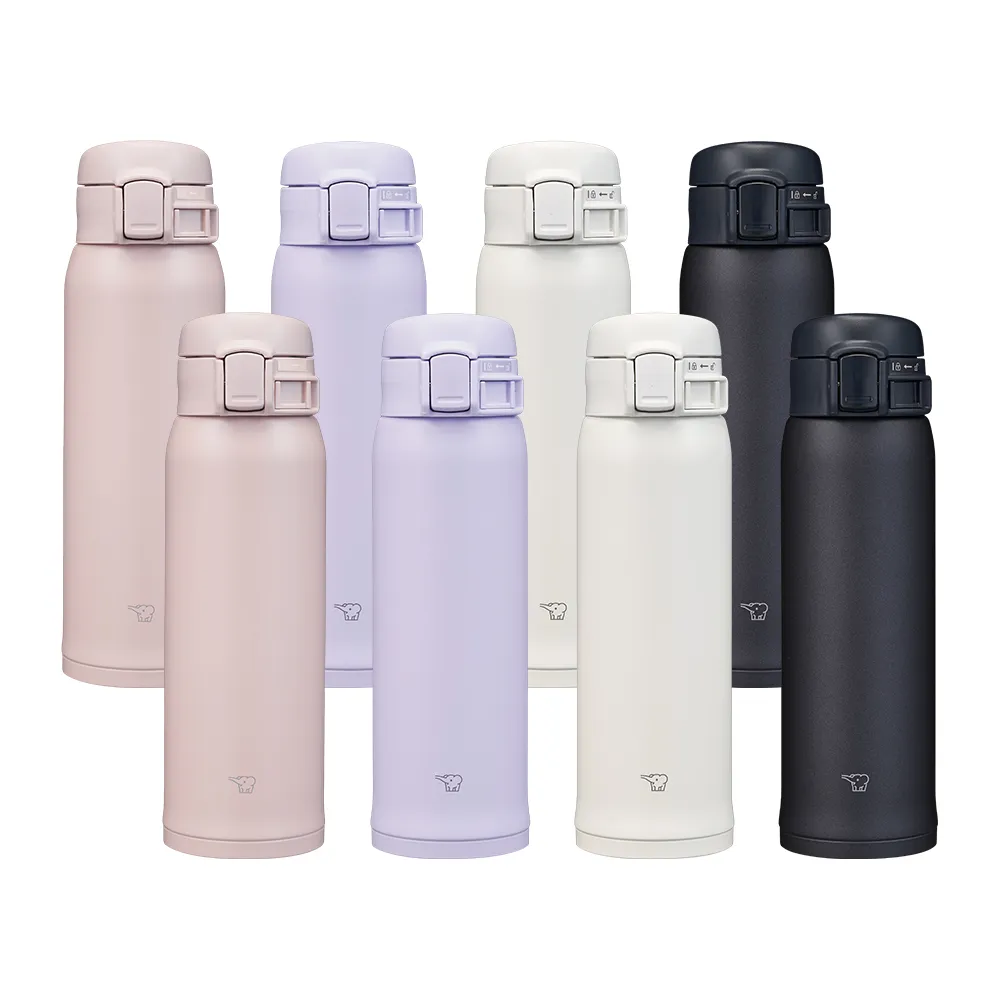 【ZOJIRUSHI 象印】買1送1 彈蓋極簡霧面不銹鋼真空保溫保冷杯-480ml (SM-SK48EMD+SM-SK48EMD)