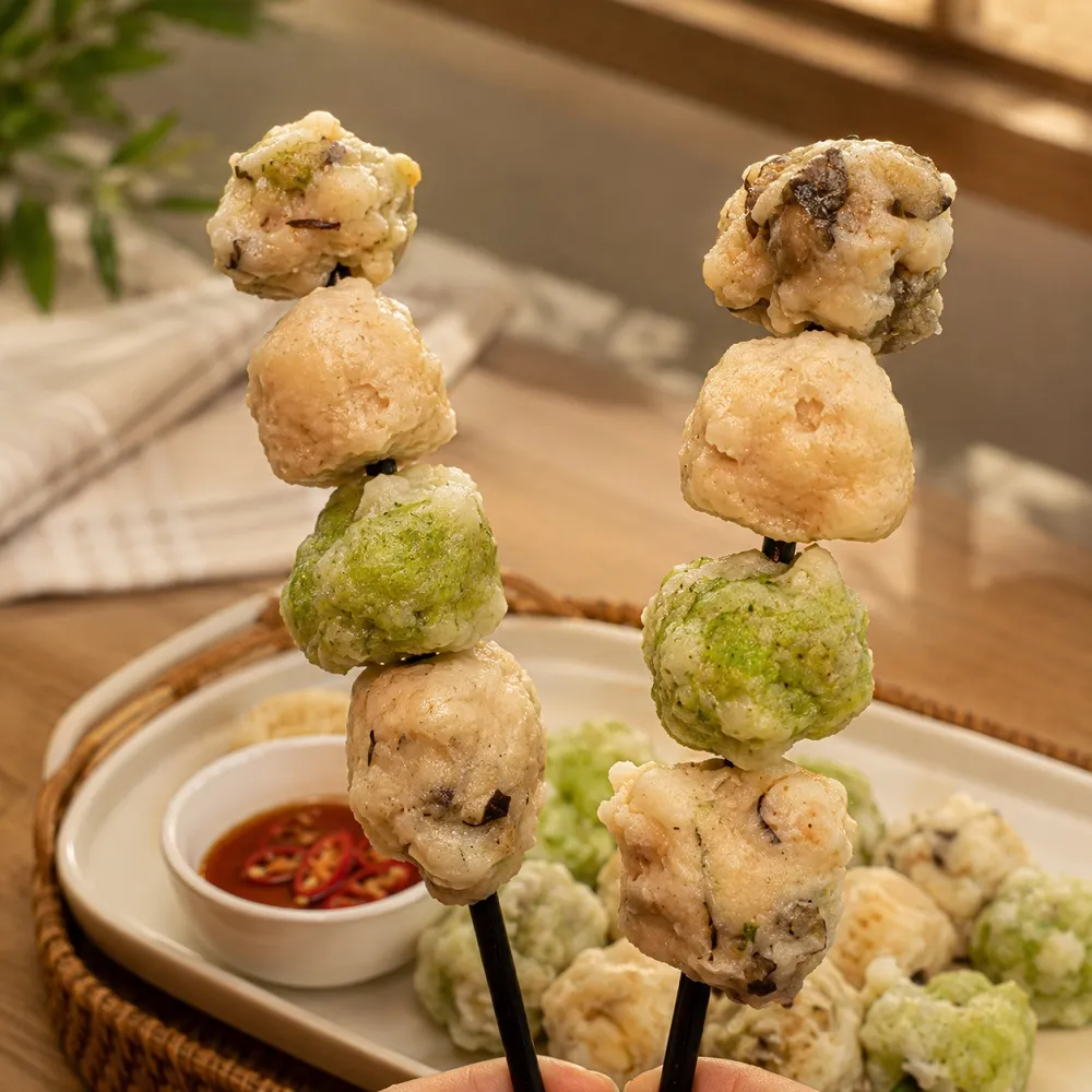【宏裕行】澎湖手工花枝丸 四包任選組300g-360g/包 (原味/海菜/紫菜/古早味 鍋物 火鍋料 冷凍氣炸)