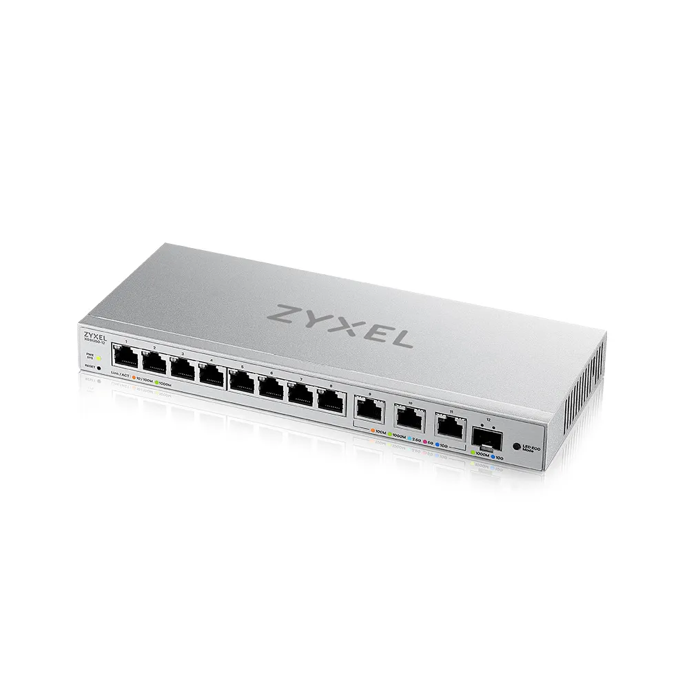 【ZyXEL 合勤】XGS1250-12 12埠10G MULTI GIGA交換器(簡易網管型)