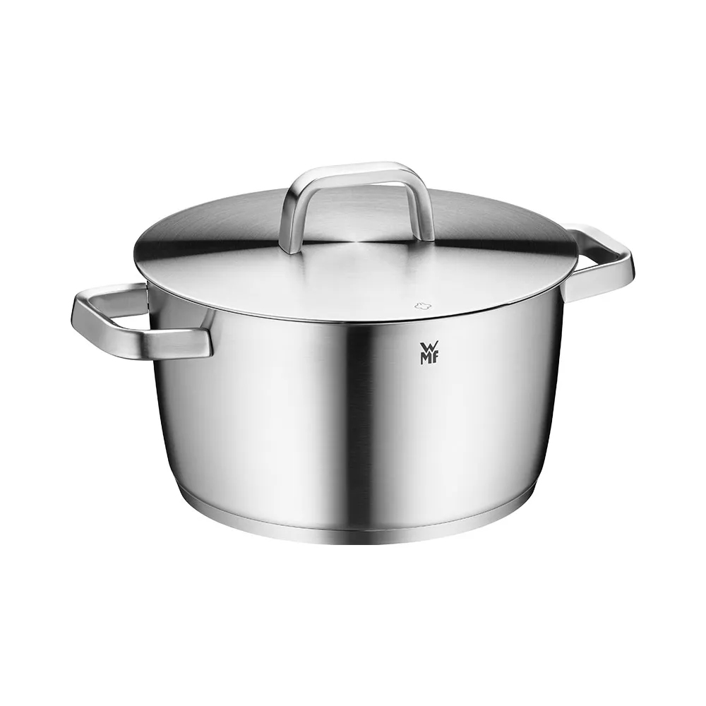 【WMF】霧光系列 Iconic 不鏽鋼高身湯鍋 24cm 5.6L IH爐/電磁爐/瓦斯爐適用