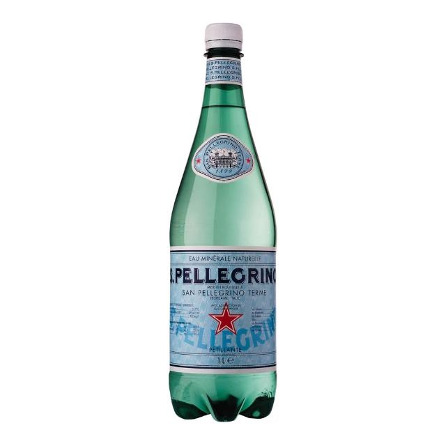【S.Pellegrino 聖沛黎洛】氣泡礦泉水PET瓶1000mlx12入/箱(進口氣泡水/官方直營)