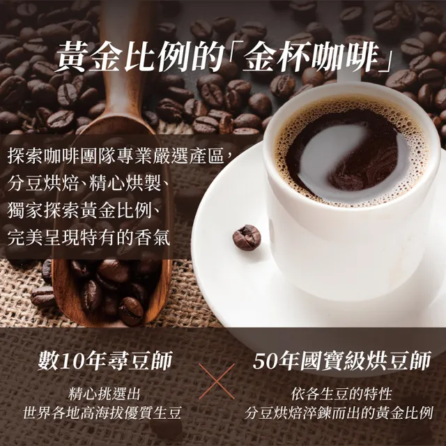 【探索咖啡】金杯系列 精品義式配方咖啡粉 中烘焙 454g/包;任選1包(義式/醇品/典藏)
