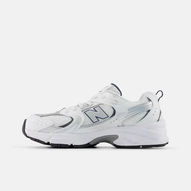 【NEW BALANCE】530系列 大童鞋 女款 白色 休閒鞋(GZ530SB1)