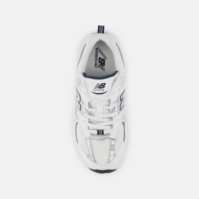 【NEW BALANCE】530系列 大童鞋 女款 白色 休閒鞋(GZ530SB1)