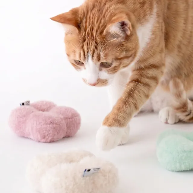 【Meow Servant 喵皇奴】kicky puff手工貓草包4入組｜貓薄荷、木天蓼、纈草根｜共4色