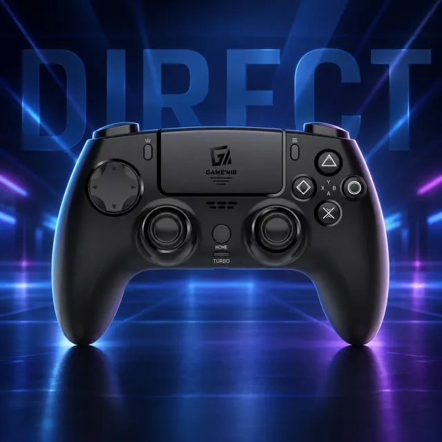 【GAME'NIR】Prime-S5 DIRECT PS5藍牙直連無線遊戲手把 PC電腦手把 霍爾搖桿 巨集背鍵連發