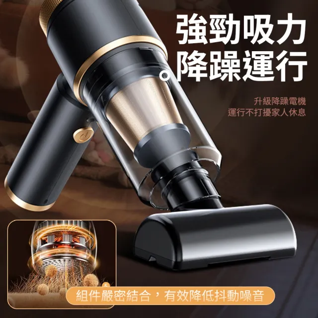 【WANGKE】無線吸塵器(迷你吸塵器 手持吸塵器 LED照明燈 吸塵器 無線小吸塵器 車用吸塵器 吸塵器)