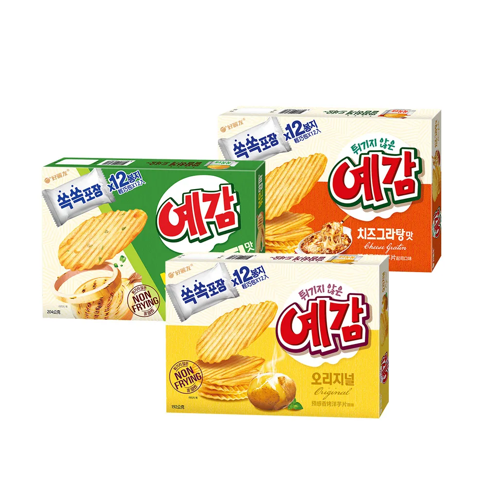 【好麗友】預感洋芋片大包裝2入組合(12小包／盒)