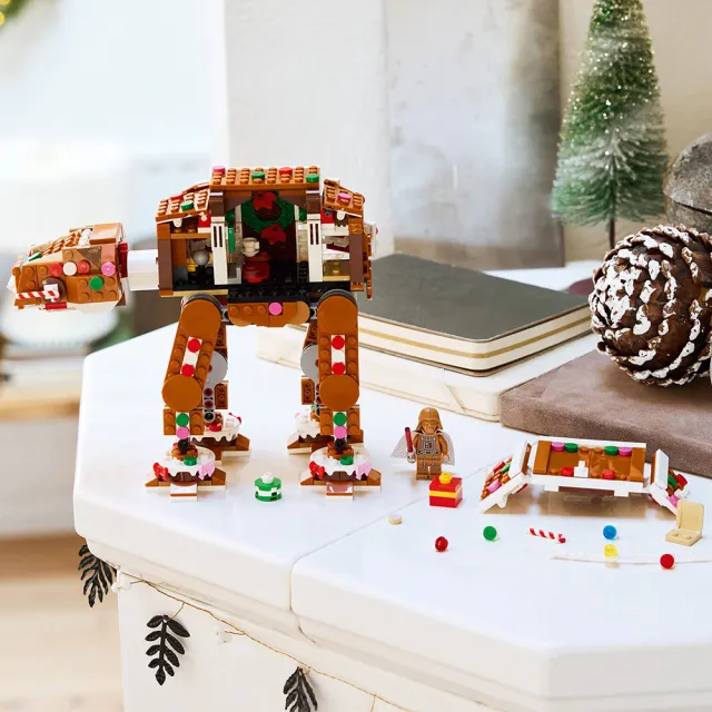 【LEGO 樂高】40806 薑餅 AT-AT™ 步行機 Gingerbread AT-AT™ Walke 節慶 積木 玩具