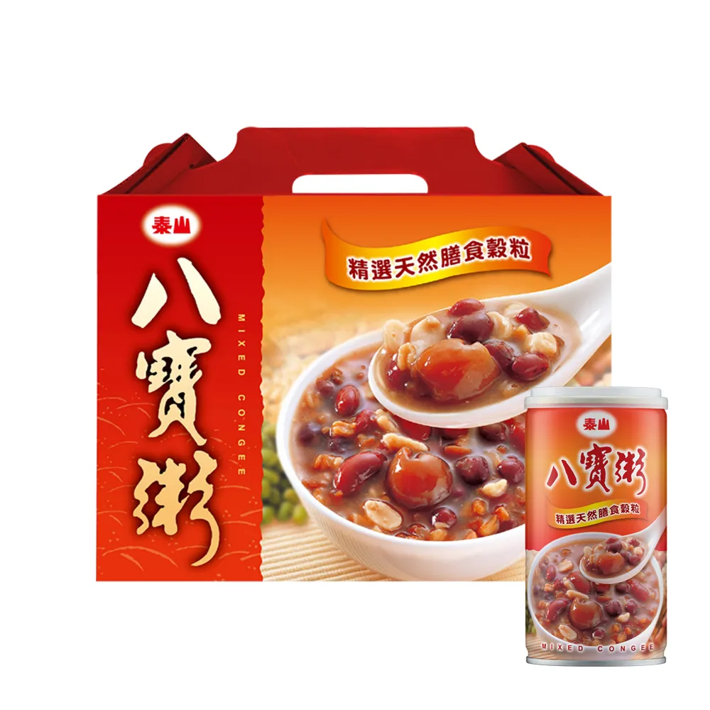 【泰山】八寶粥禮盒 375gx3組 共36入(中秋禮盒)