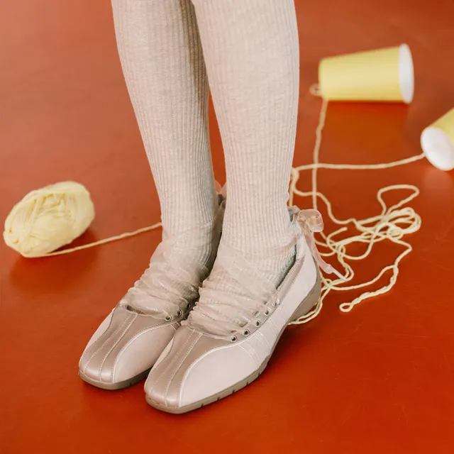 【Rockfish Weatherwear】BLISS LACEUP SNEAKERS 綁帶 運動鞋 芭蕾舞 復古 韓系 黑色 女鞋