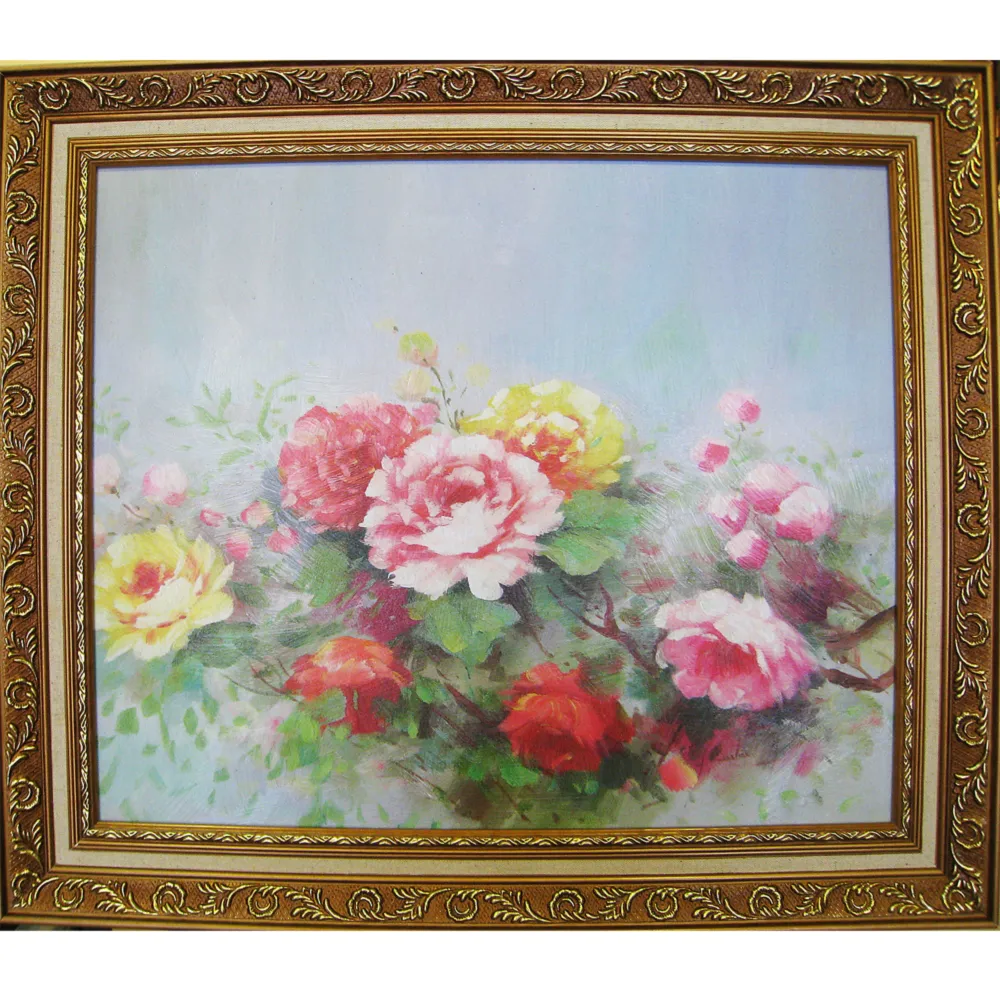 【開運陶源】花開富貴 牡丹畫 牡丹圖(82x69cm)