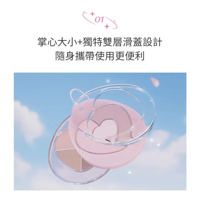 【ETUDE】官方直營 閃耀星語多功能眼盤(眼影+打亮+修容)