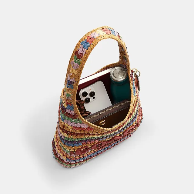 【COACH】蔻馳官方直營 BROOKLYN 28 單肩包 肩背包-混合色(CDZ39)