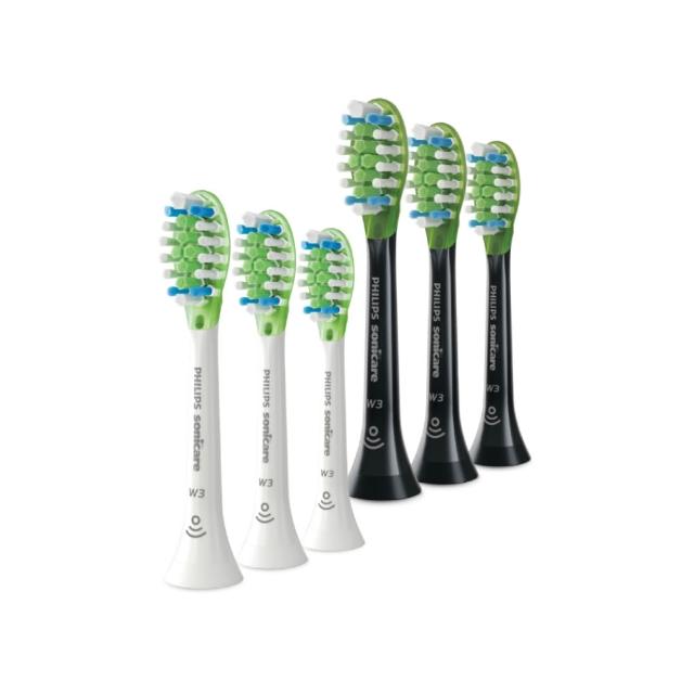 【Philips 飛利浦】HX9063 Sonicare W3智能超效亮白刷頭3入組 (兩色任選/3天有感去漬/拋光亮白/官方直營)