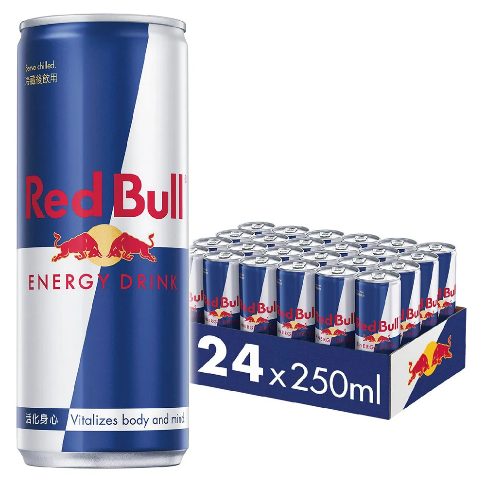 【Red Bull】RedBull紅牛能量飲料250ml 24罐 x 3箱