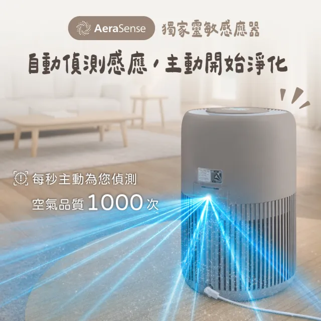【Philips 飛利浦】抗敏奈米級空氣清淨機 迷你奈★適用10-12坪(AC0921/84)