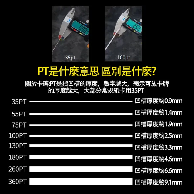磁吸卡磚 卡牌保護殼 卡牌展示 寶可夢卡牌 遊戲王卡 球員卡 AAA6997(35PT黑/100PT透明卡磚)