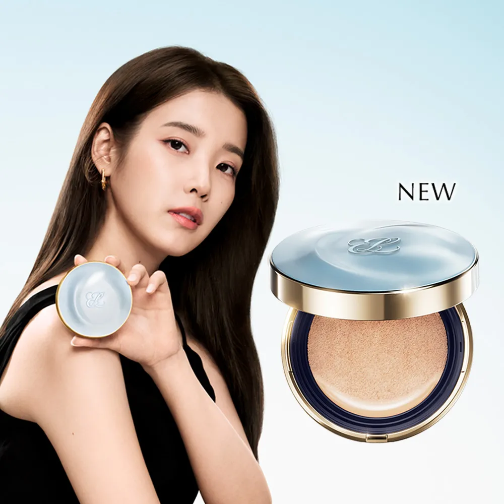 【Estee Lauder 雅詩蘭黛】粉持久完美鎖妝氣墊粉餅SPF40/PA+++ (寶寶藍氣墊/一盒一蕊)