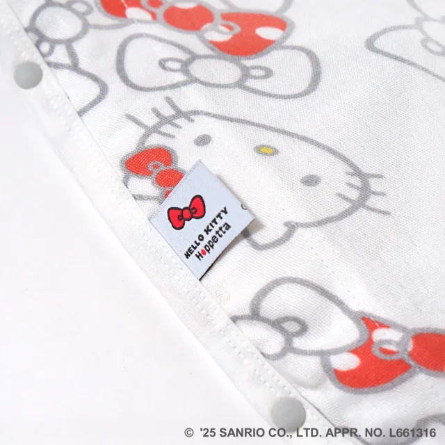 【Hoppetta】期間限定紀念款 HELLO KITTY 竹纖維防踢背心 嬰童(0-3歲 涼感透氣舒適親膚性佳)