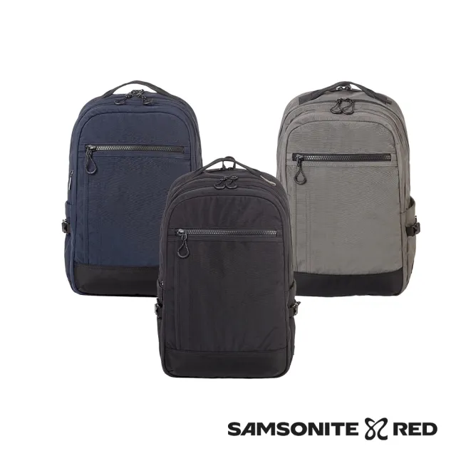 【Samsonite RED】PROCTON 輕量尼龍大容量筆電後背包/雙肩包/通勤包/電腦包17吋(多色可選)