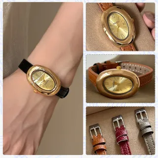 【LEEHER】腕錶/皮革手錶/學生手錶/復古手錶/指針手錶/指針腕錶/女生手錶/小錶盤手錶