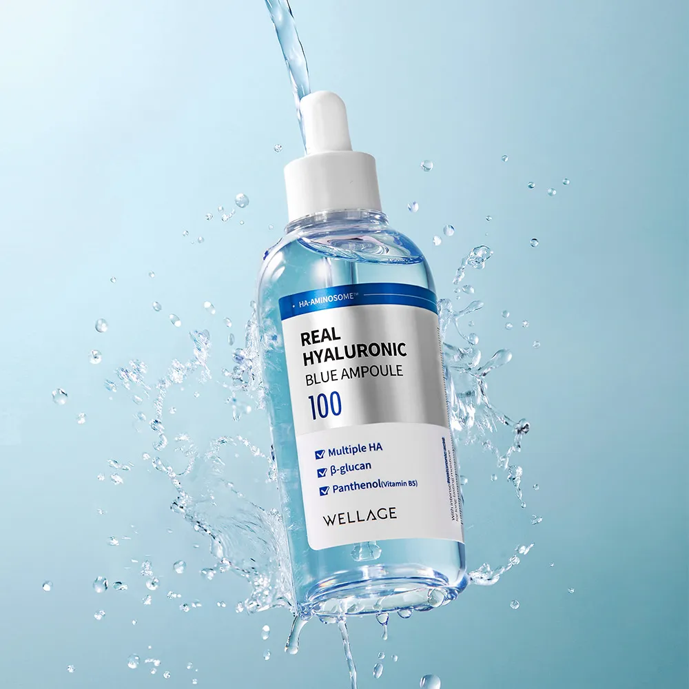 【WELLAGE 唯拉珠】玻尿酸藍瓶保濕精華100ml(保濕)
