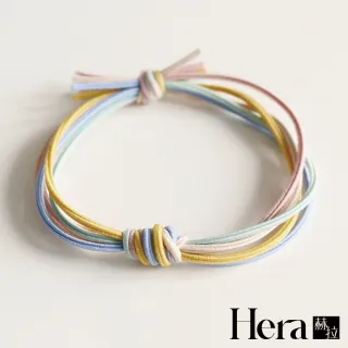 【HERA 赫拉】韓國森系ins風手工髮圈六入組 H115100705(森系 ins風 手工 髮圈 六入組)