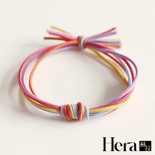 【HERA 赫拉】韓國森系ins風手工髮圈六入組 H115100705(森系 ins風 手工 髮圈 六入組)