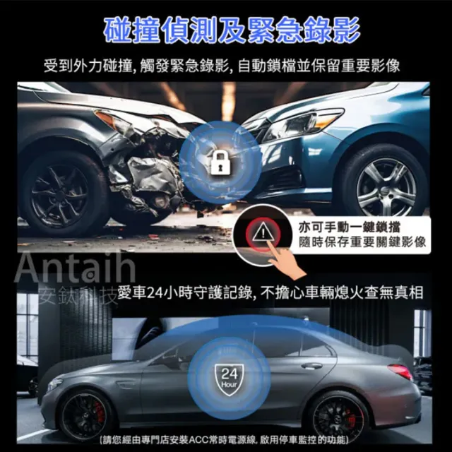 【HP 惠普】i890w三錄＋前後雙SONY星光二代＋GPS測速＋WIFI＋OTA更新