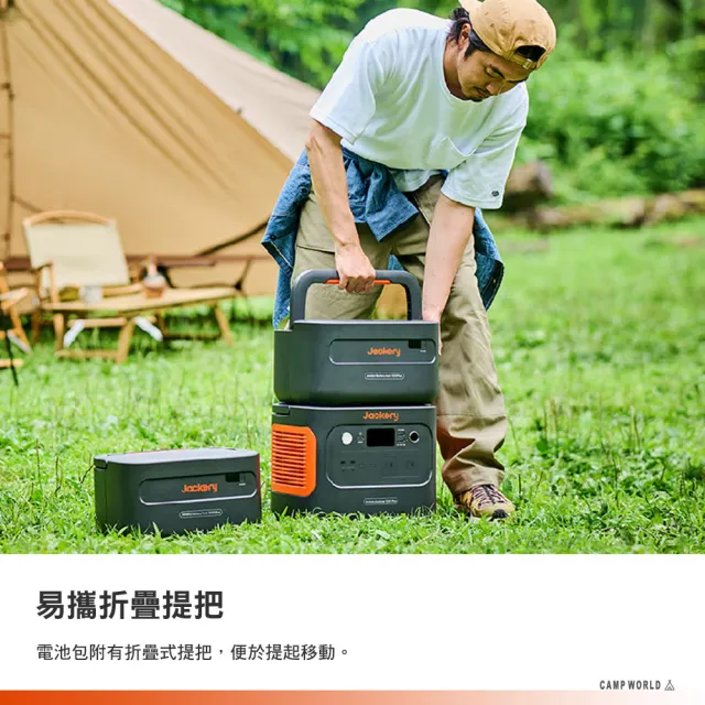 【Jackery】擴充電池包 1000Plus(耐高溫 散熱系統 防火外殼 BSMI認證 狀態顯示 逐露天下)