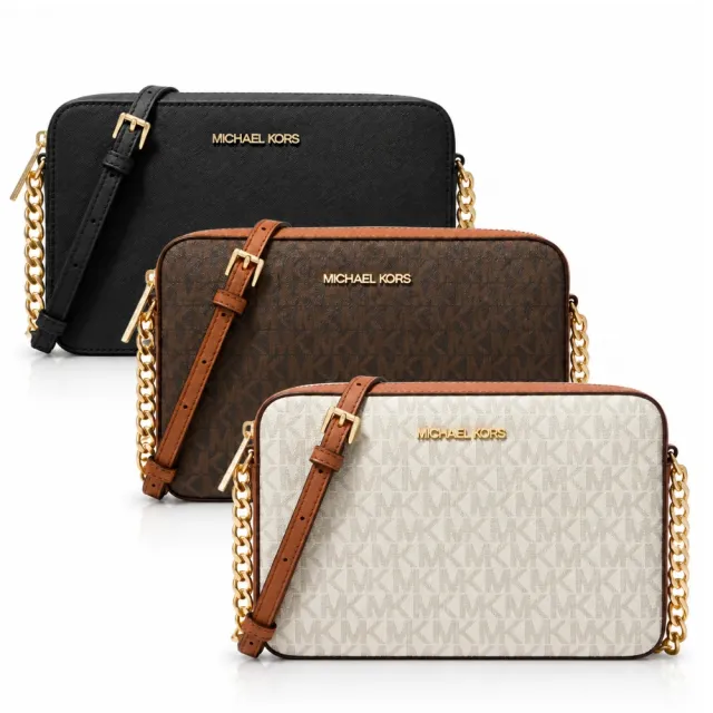 【Michael Kors】MK JET SET ITEM防刮皮革方形斜背相機包 MK斜背包(多款任選)