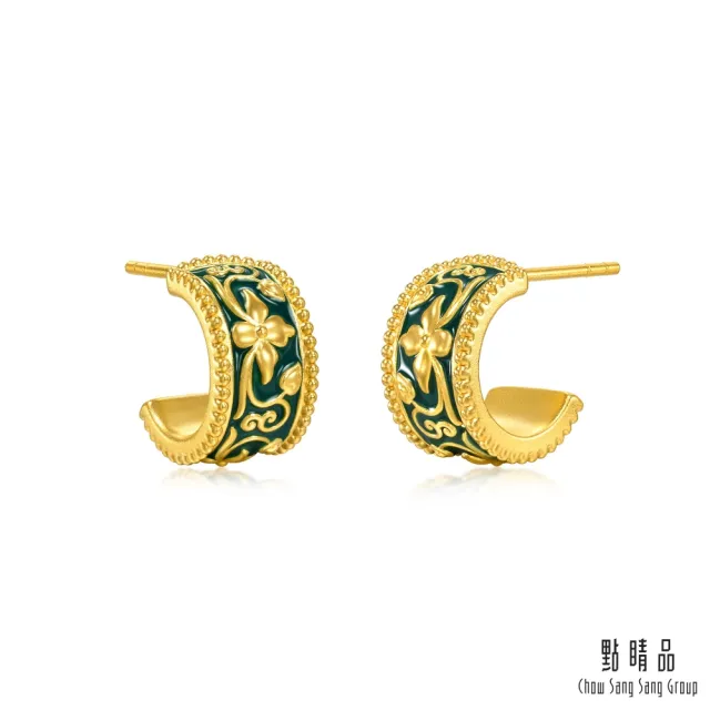 【點睛品】福綿藏韻 黃金耳環(一對)