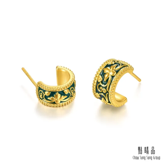 【點睛品】福綿藏韻 黃金耳環(一對)
