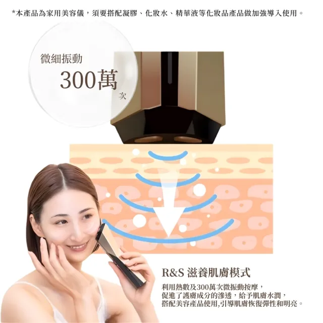 【Ravilam 娜美妍】Magic Pro 青春逆時美容儀 黑金色 LRJ-R02