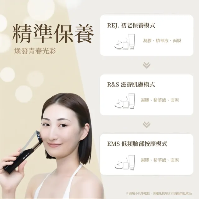 【Ravilam 娜美妍】Magic Pro 青春逆時美容儀 黑金色 LRJ-R02