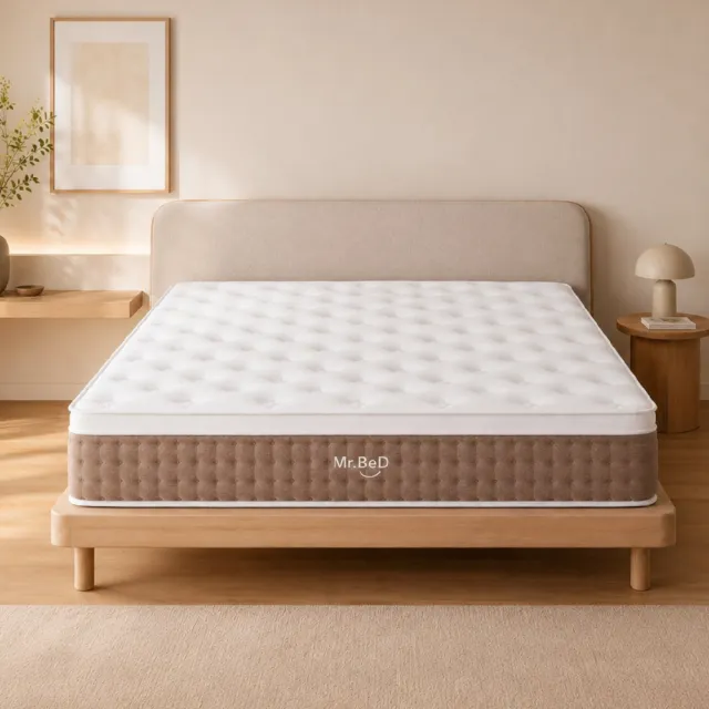 【Mr.BeD】衡好 單人加大 5cm加厚天然乳膠獨立筒床墊3.5尺x6.2尺x30cm 倍得先生(嘖嘖破千萬爆款 100天試睡)
