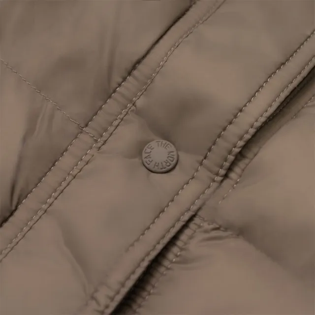 【The North Face】北面女款褐色DWR防潑水寬鬆羽絨外套｜8J6U2H9