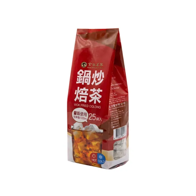 【金品茗茶】1L壺泡專用系列x6袋組 口味任選(熟成菁茶25入/鍋炒焙茶25入)