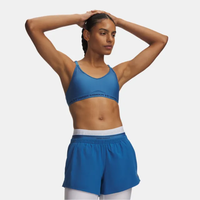 【UNDER ARMOUR】UA 女 Crossback 低衝擊/中衝擊 運動內衣(多色任選)