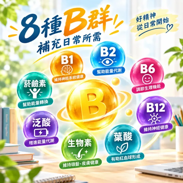 【宏醫生技】百大蔬果酵素素食B群(30顆/瓶-調整體質 精神旺盛 活力補給)